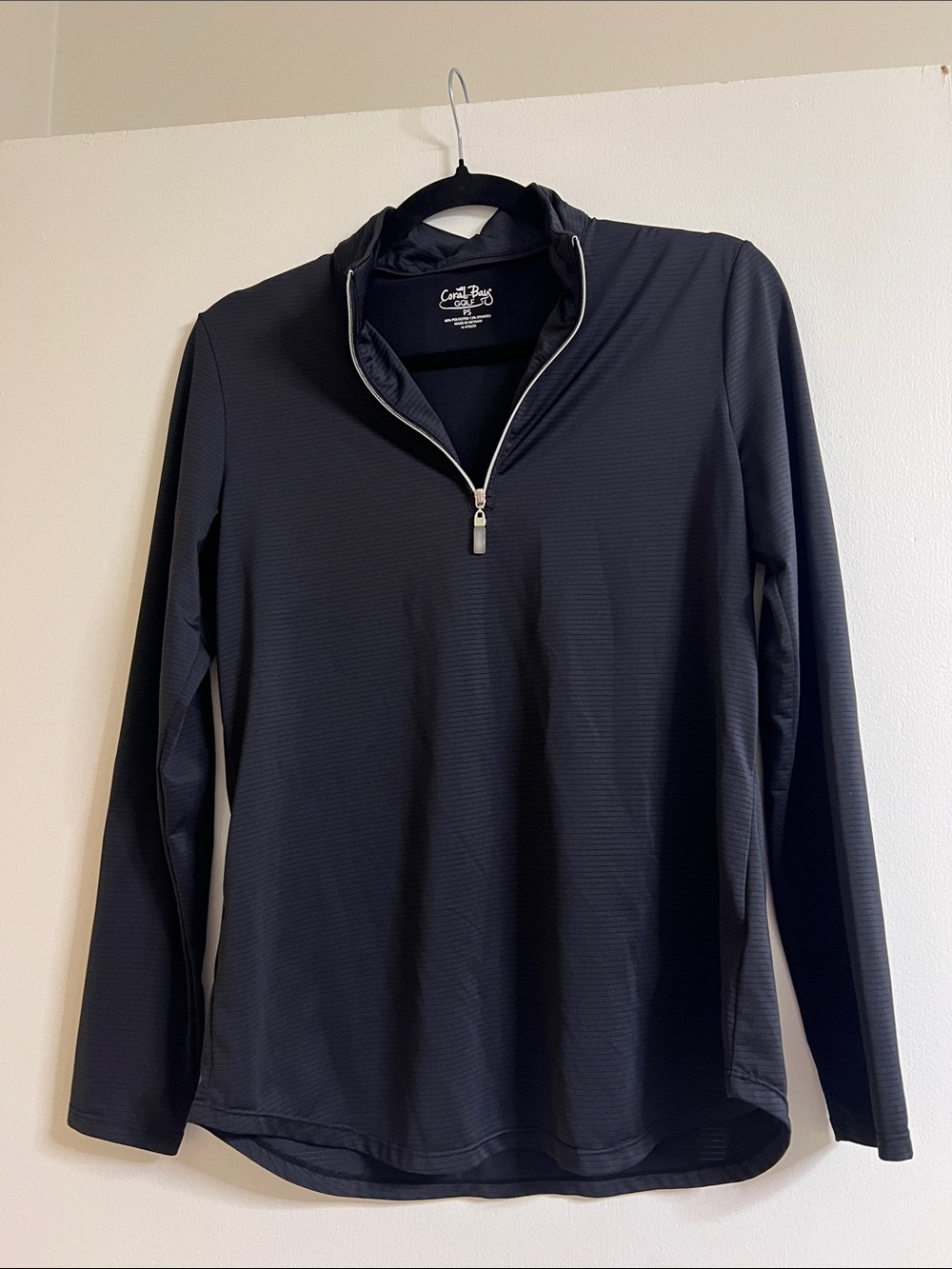 Izod women’s  Black Half-Zip Performance Pullover